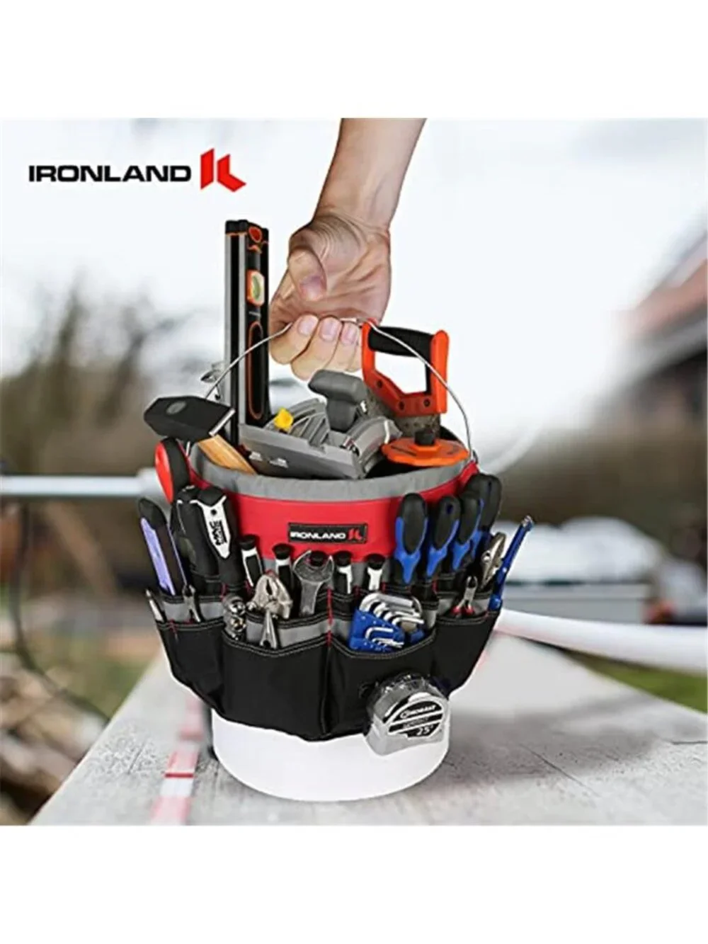 Bucket Tool Organizer 51 Pocket Tool Caddy Electrician Carpenter Storage